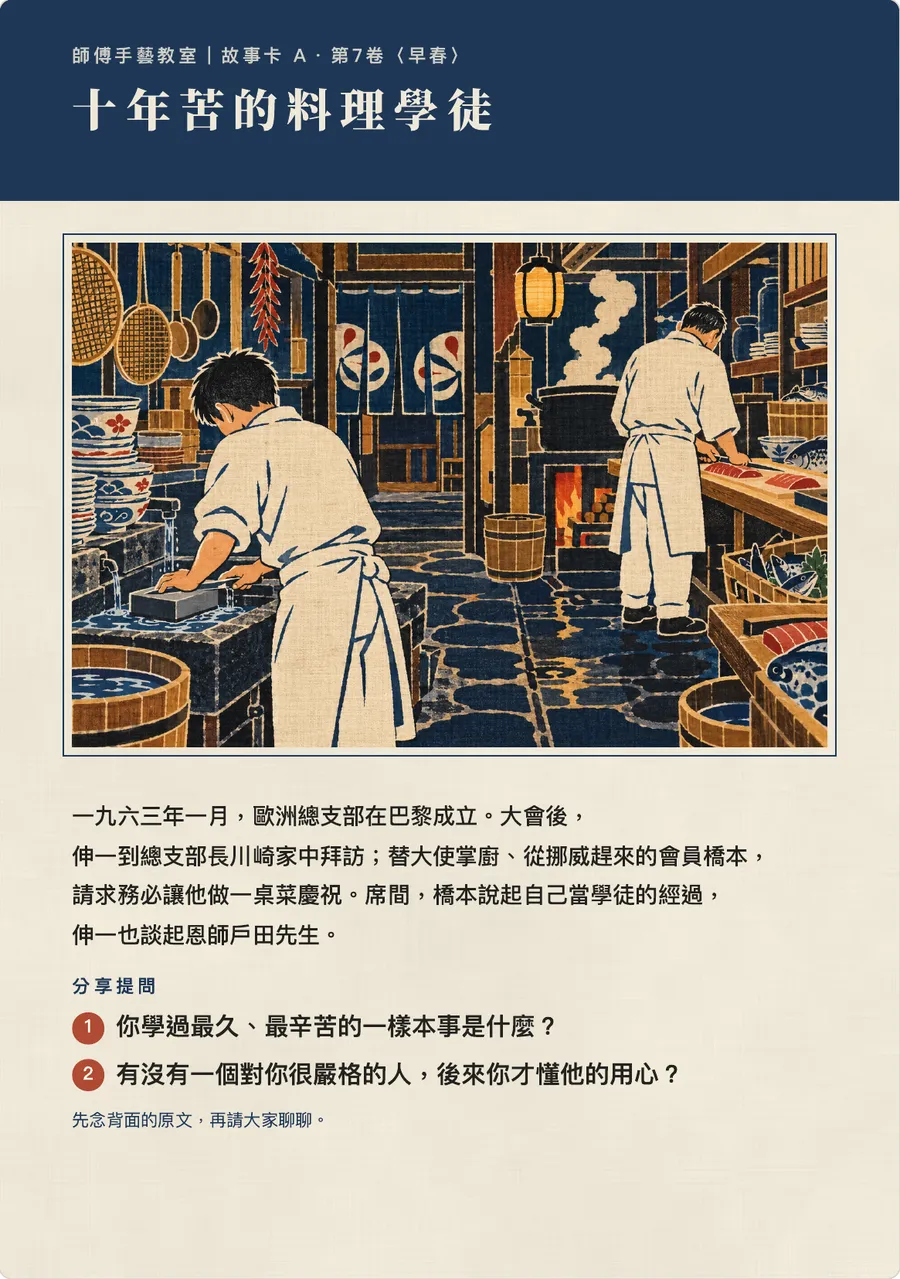 十年苦的料理學徒